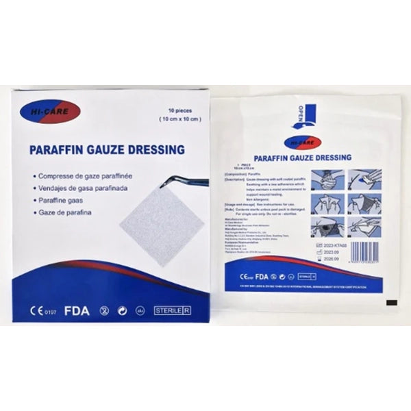 Gauze Dressing Parafin 10x10cm (10's)
