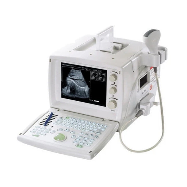Ultrasound Black White basic portable 9.7" LCD monitor 1 convex probe battery WED9618