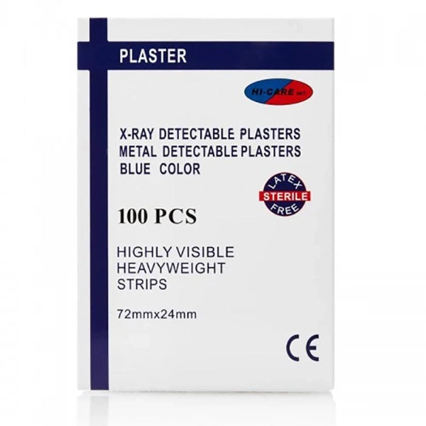 Plaster Strips - Blue Xray (100's)