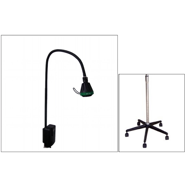 Exam Lamp KD202C & Mobile Stand. Large head cold light