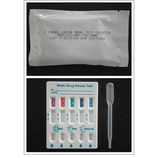 Drug test - Multi Panel THC/coke/Mor/Amp 25s
