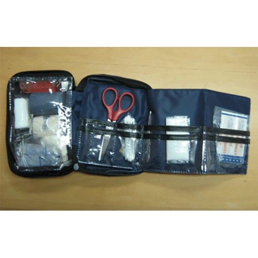 FIRST AID KIT -BASIC- KIT WITH VELCRO STRAPS