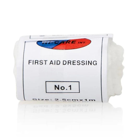 First Aid Dressing - No.1 Hi-Care 2.5cm x 1m x 10s