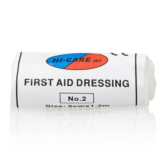 First Aid Dressing - No.2 Hi-Care 5cm x 7.5m 10s