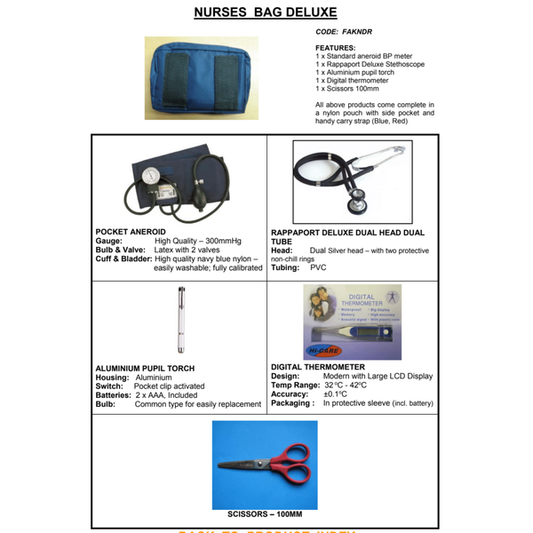 NURSES KIT DE LUXE WITH RAPPAPORT STETH