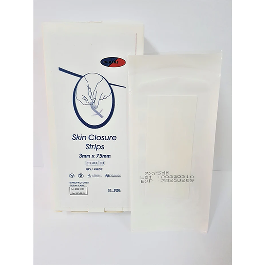 Wound Closure Strips 6x75mm 3's (50's)