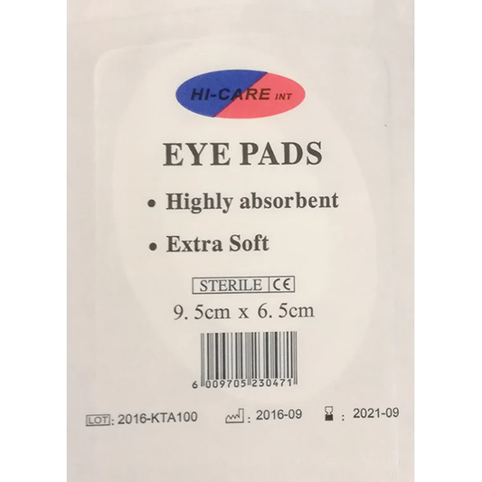 Eye Pads - Sterile (50's) 95*65 mm